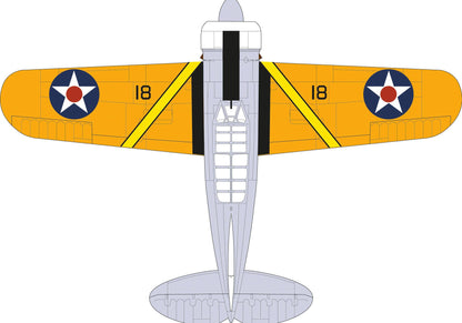 Brewster F2A Buffalo, U.S.S. Saratoga 1939