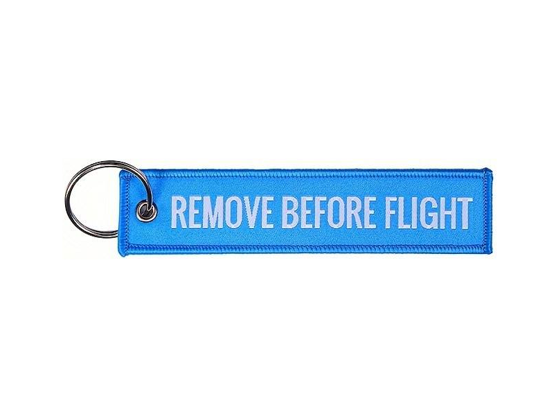 Remove Before Flight Blue