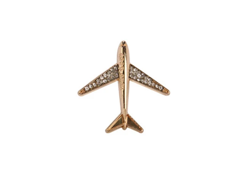 Glitrende fly pin