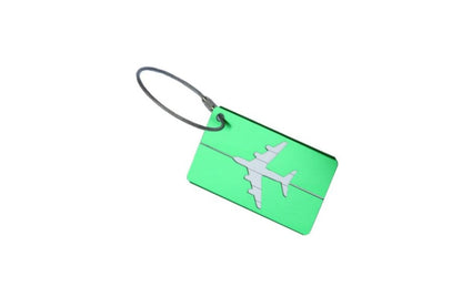 Luggage tag green